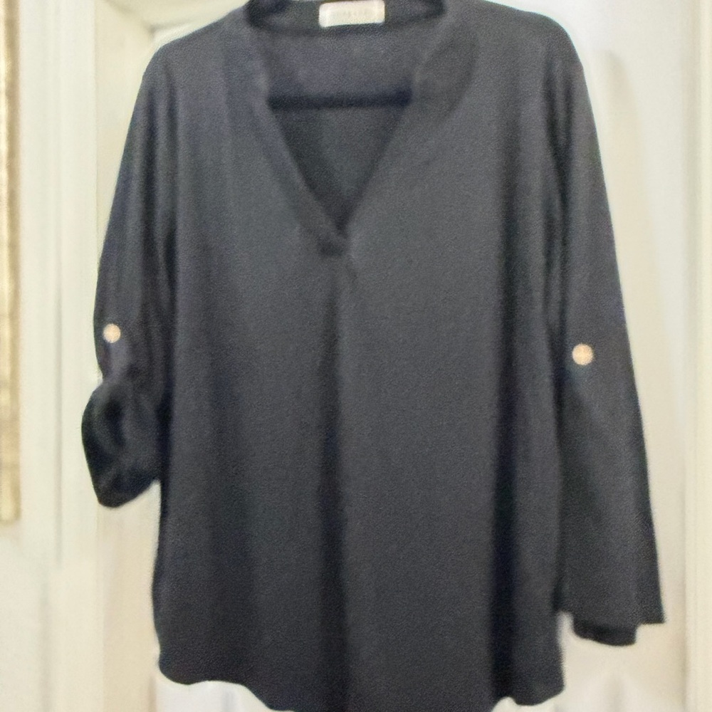 Elegant Black Women's Top